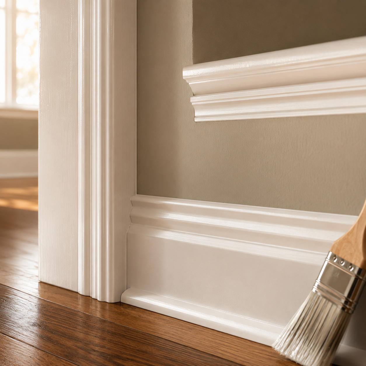 Trim, Baseboards & Crown Molding Painting